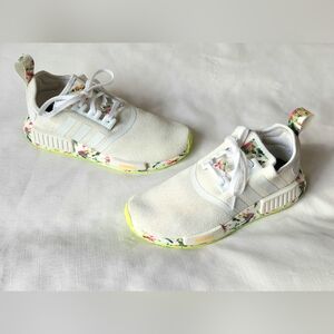 adidas gazelle silver green womens Custom Painted Monochromatic Adidas NMD Sneakers  B Street Shoes
